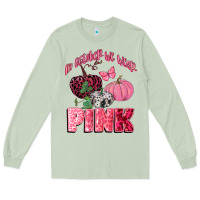 Matcha in october we wear pink Long Sleeve Tee - CowGirlArtShop