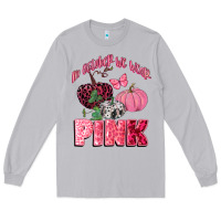 Moon Dust in october we wear pink Long Sleeve Tee - CowGirlArtShop