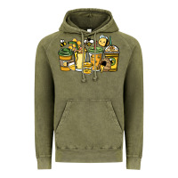 Vintage Olive Honey bee coffee cups Vintage Hoodie - HowdyJamesFarm