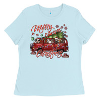 Baby Blue merrycamperchristmas Ladies Tee - SublimationCraftShop
