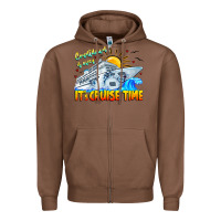 Chestnut Countdown Is Over It's Cruise Time Zipper Hoodie - CowhideDigitalArt