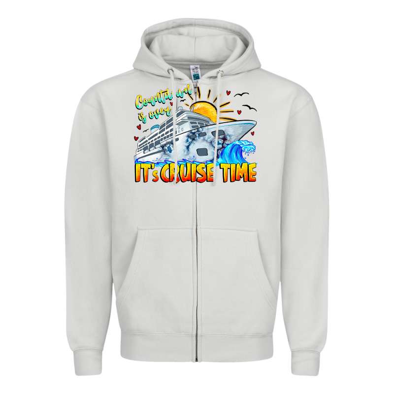 Countdown Is Over It's Cruise Time Zipper Hoodie by CowhideDigitalArt | Teevron