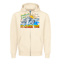 Sandshell Countdown Is Over It's Cruise Time Zipper Hoodie - CowhideDigitalArt