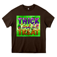 Chocolate Brown thick and a treat Heavy Core Tee - BundleAndBundleShop