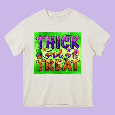Thick And A Treat Heavy Core Tee Designed By Bundleandbundleshop