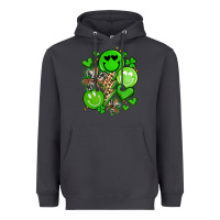 Smoke st patrick's day green smile Heavyweight Hoodie - Artiststas