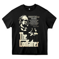 Black The Godfather Heavy Core Tee - lanVoArt