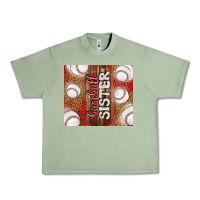 Oil Green baseball sister Urban Heavy Tee - TumblerDesignByShophia