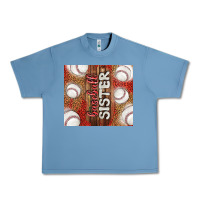 Pebble Blue baseball sister Urban Heavy Tee - TumblerDesignByShophia