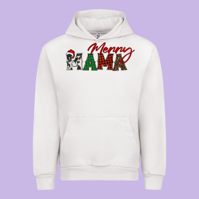 Merry Mama Urban Hoodie Designed By Barkaloodesign