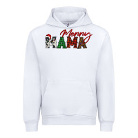 White merry mama Urban Hoodie - BarkalooDesign