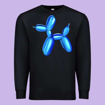 Blue Dog Balloon Premium Sweatshirt Designed By Artiststas