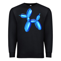 Black Blue Dog Balloon Premium Sweatshirt - Artiststas