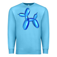 Ocean Blue Blue Dog Balloon Premium Sweatshirt - Artiststas