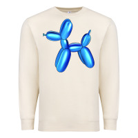 Sandshell Blue Dog Balloon Premium Sweatshirt - Artiststas