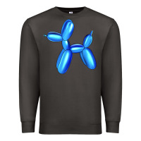 Smoke Blue Dog Balloon Premium Sweatshirt - Artiststas