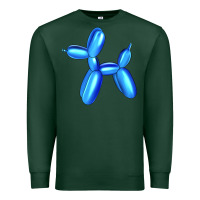 Sports Green Blue Dog Balloon Premium Sweatshirt - Artiststas