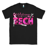 Black Breast Cancer Maintenance Tech Classic Tee - texasbilliewilder