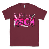 Burgundy Breast Cancer Maintenance Tech Classic Tee - texasbilliewilder
