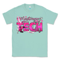 Seafoam Breast Cancer Maintenance Tech Classic Tee - texasbilliewilder