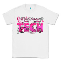 White Breast Cancer Maintenance Tech Classic Tee - texasbilliewilder