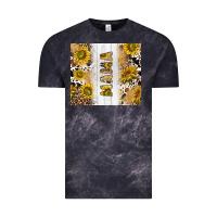 Western Mother's Day Mama With Cowhide And Sunflowers Tumbler Tbs Vintage Tee | Teevron