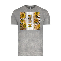 Cloud Rock western mother's day mama with cowhide and sunflowers tumbler tbs Vintage Tee - TumblerDesignByShophia