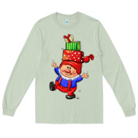 Matcha cute christmas gnome Long Sleeve Tee - CowGirlArtShop