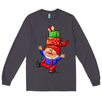 Smoke cute christmas gnome Long Sleeve Tee - CowGirlArtShop