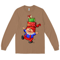 Toasted Coconut cute christmas gnome Long Sleeve Tee - CowGirlArtShop