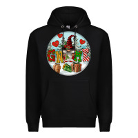 Black Christmas Gnome Premium Hoodie - FaDigitalArtStudio