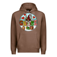 Chestnut Christmas Gnome Premium Hoodie - FaDigitalArtStudio