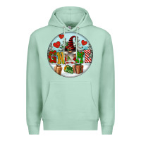 Seafoam Christmas Gnome Premium Hoodie - FaDigitalArtStudio