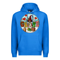 True Royal Christmas Gnome Premium Hoodie - FaDigitalArtStudio