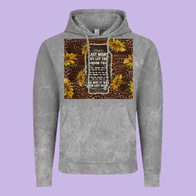 We Let The Liquor Talk With Sunflowers Vintage Hoodie Designed By Tumblerdesignbyshophia