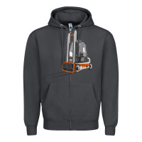 Smoke Forklift Zipper Hoodie - LillyAllenDesigns