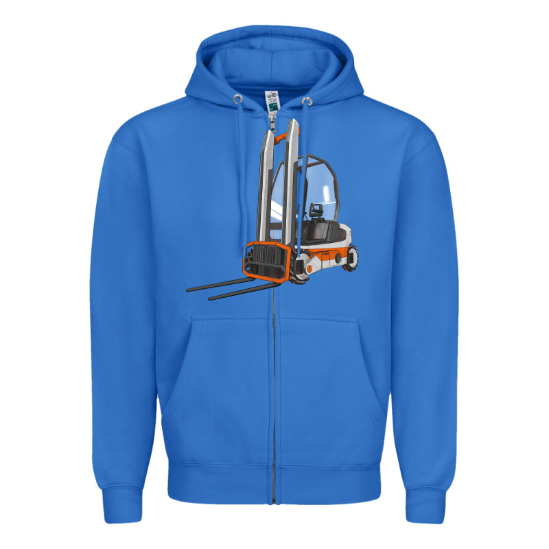 Forklift Zipper Hoodie by LillyAllenDesigns | Teevron
