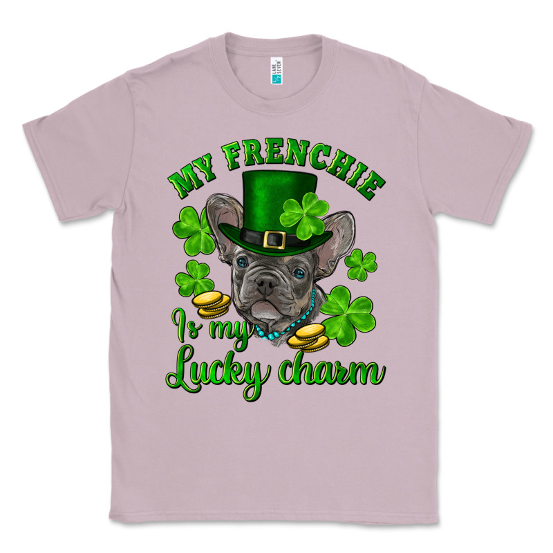 St.patricks Day My French Bulldog Is My Lucky Char Classic Tee by RanaPortraitStore | Teevron