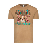 Vintage Camel life is better with a chihuahua Vintage Tee - Jasminsmagicworld