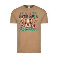 Vintage Coffee life is better with a chihuahua Vintage Tee - Jasminsmagicworld