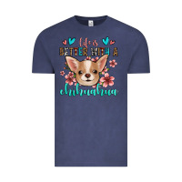 Vintage Denim life is better with a chihuahua Vintage Tee - Jasminsmagicworld