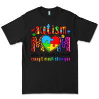 Black autism mom like a normal mom except much stronger Premium Tee - Artiststas