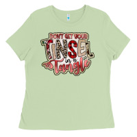 Matcha dont get your tinsel in a tangle Ladies Tee - SublimationCraftShop