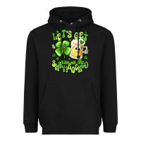 Black let's get shamrocked Heavyweight Hoodie - Artiststas