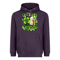 Plum let's get shamrocked Heavyweight Hoodie - Artiststas