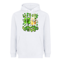 White let's get shamrocked Heavyweight Hoodie - Artiststas