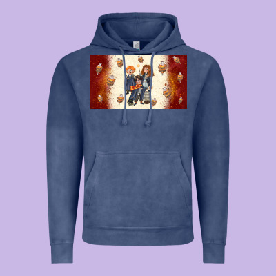 Cartoon Wizards Vintage Hoodie Designed By Tumblerdesignbyshophia