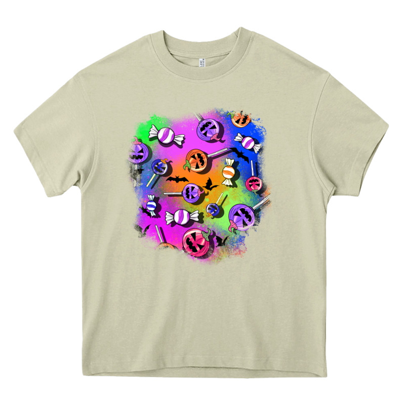 Halloween Candy Patches 1 Heavy Core Tee by BundleAndBundleShop | Teevron