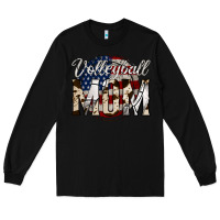 Black volleyball  mom 4 Long Sleeve Tee - Jasminsmagicworld
