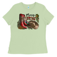 Matcha Merry Christmas Ladies Tee - SublimationCraftShop